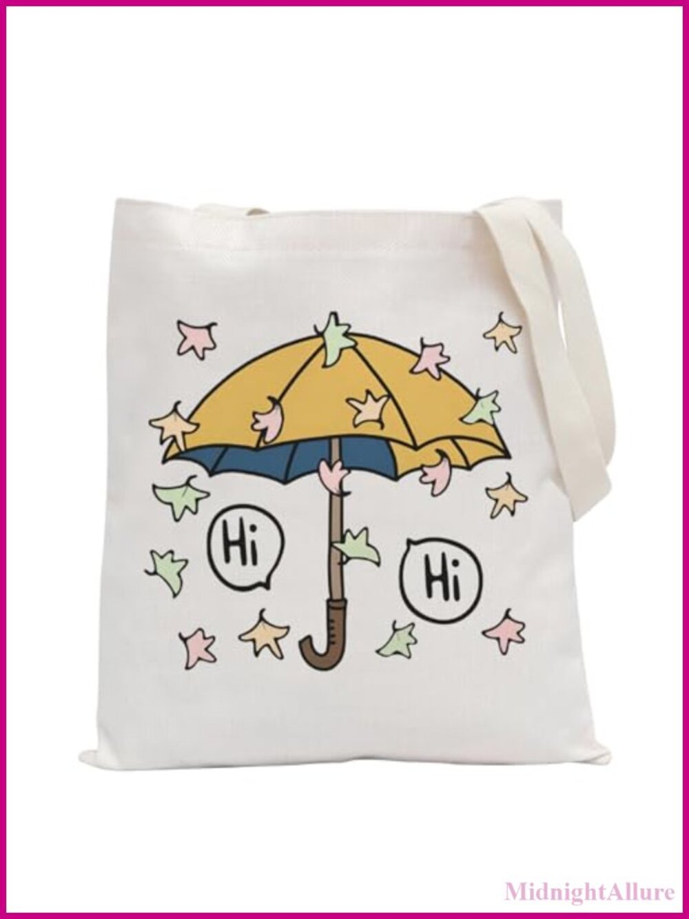 Canvas Tote Bag Large Floral Shoulder Bag Lightweight Machine Washable